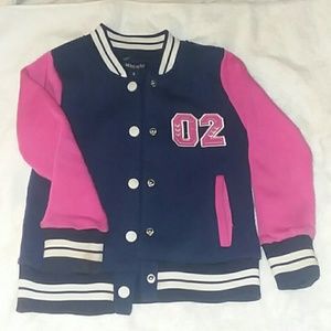 Warm girl's varsity jacket sx 5t/XS